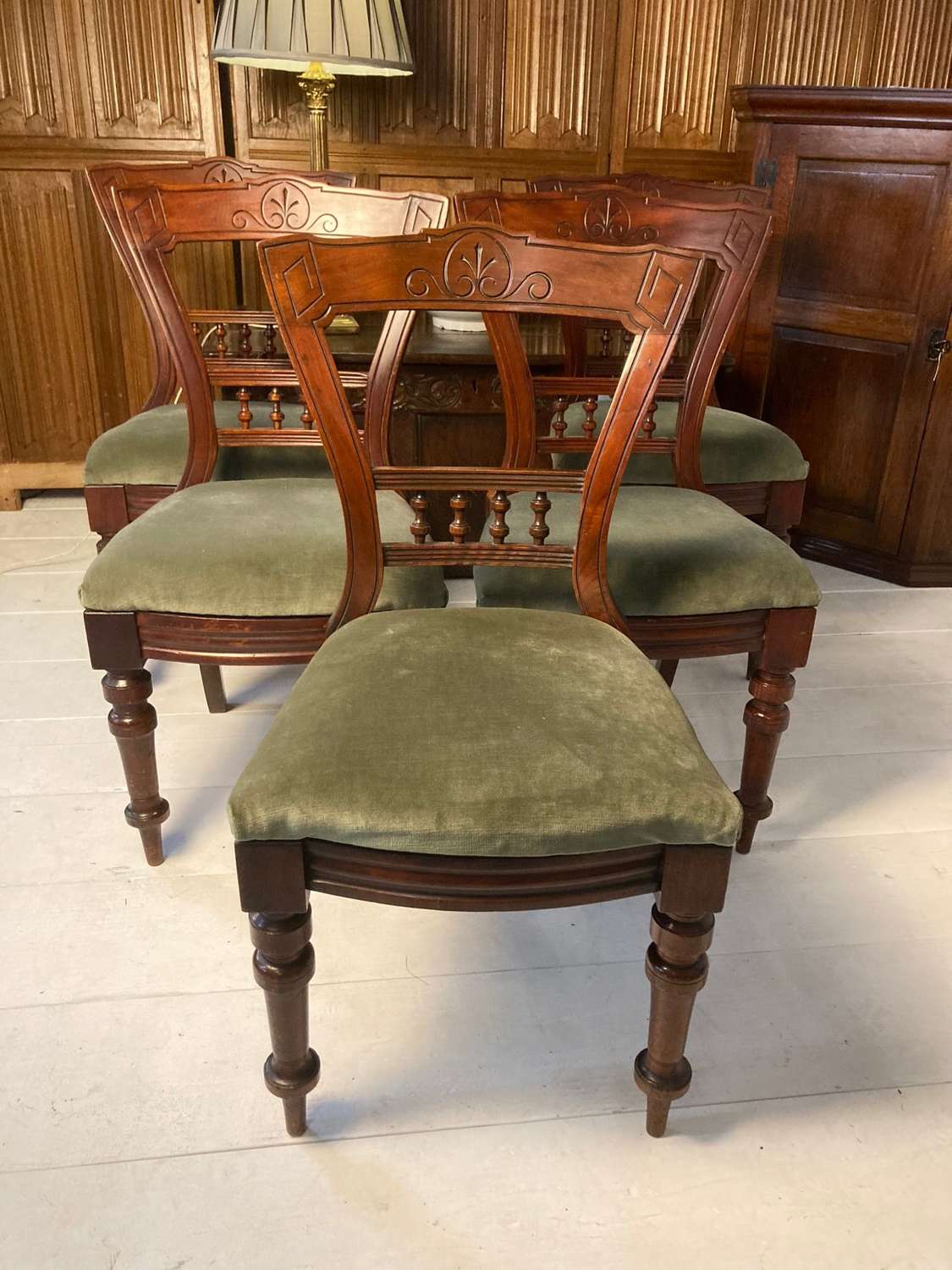 Victorian dining chairs