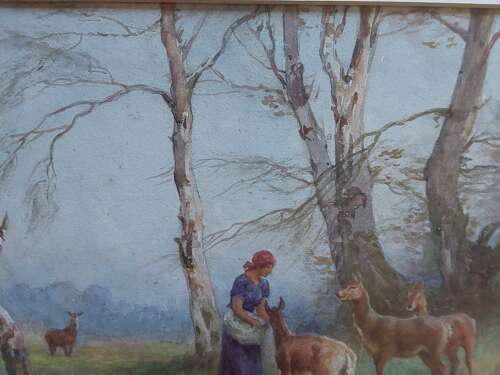 Water colour painting by Frederick J knowles