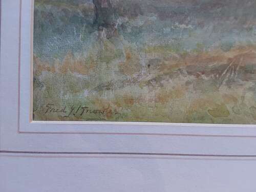 Water colour painting by Frederick J knowles